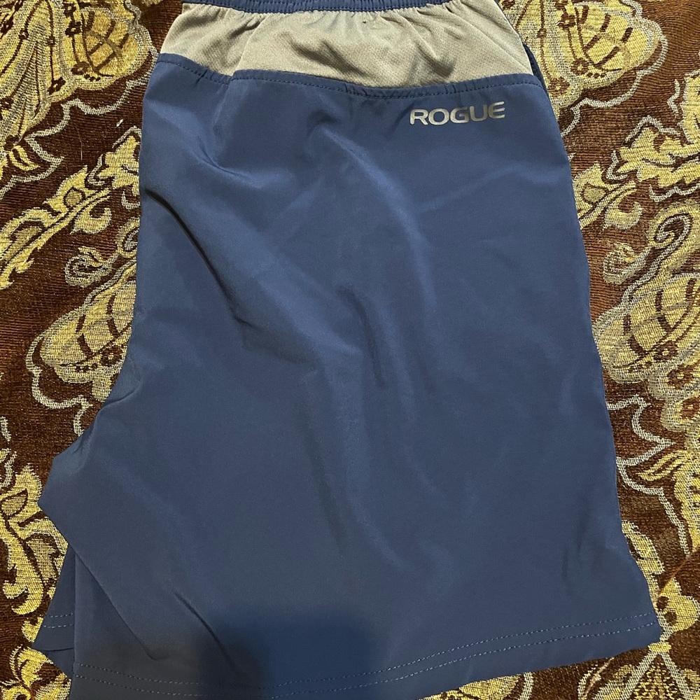 Rogue, XL, drawstring, navy w/grey stripe on the back